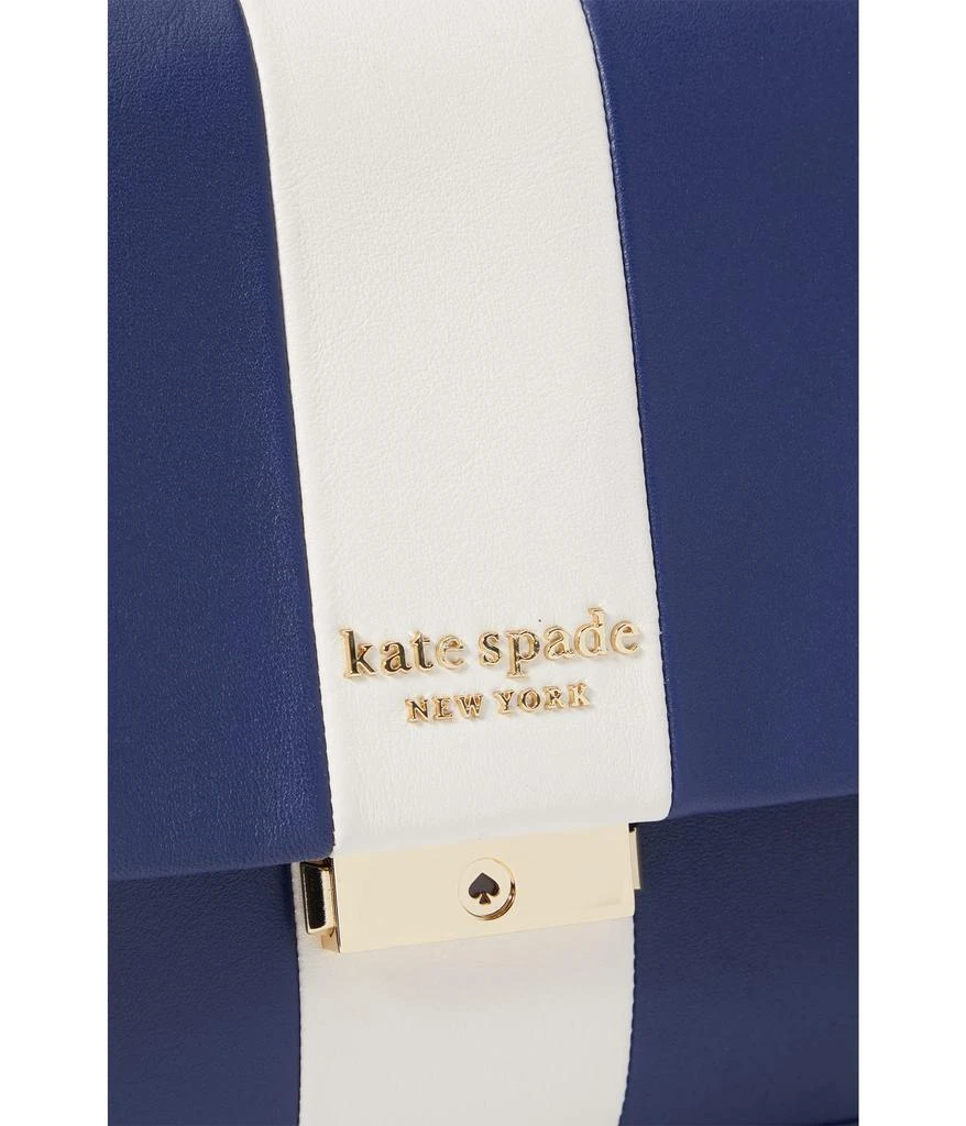 商品Kate Spade|Carlyle Striped Smooth Leather Medium Shoulder Bag,价格¥1450,第4张图片详细描述