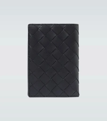 商品Bottega Veneta|Intrecciato编织皮革护照夹钱包,价格¥3813,第3张图片详细描述