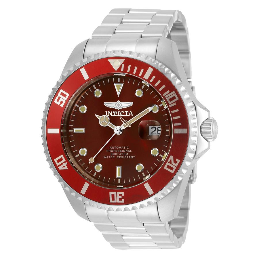 Invicta Pro Diver Automatic Red Dial Mens Watch 35722商品第1张图片规格展示