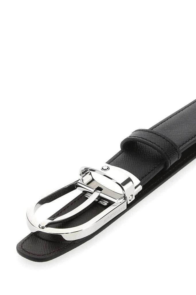 商品MontBlanc|Montblanc Reversible Logo Detailed Buckle Belt,价格¥2032,第2张图片详细描述