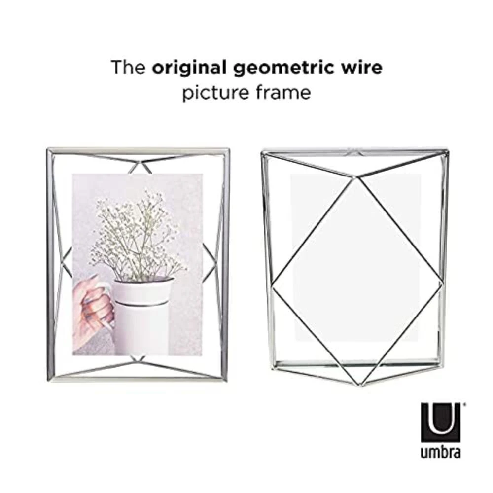 商品Umbra|Prisma Picture Frame, 5 X 7 Photo Display For Desk Or Wall,价格¥327,第2张图片详细描述