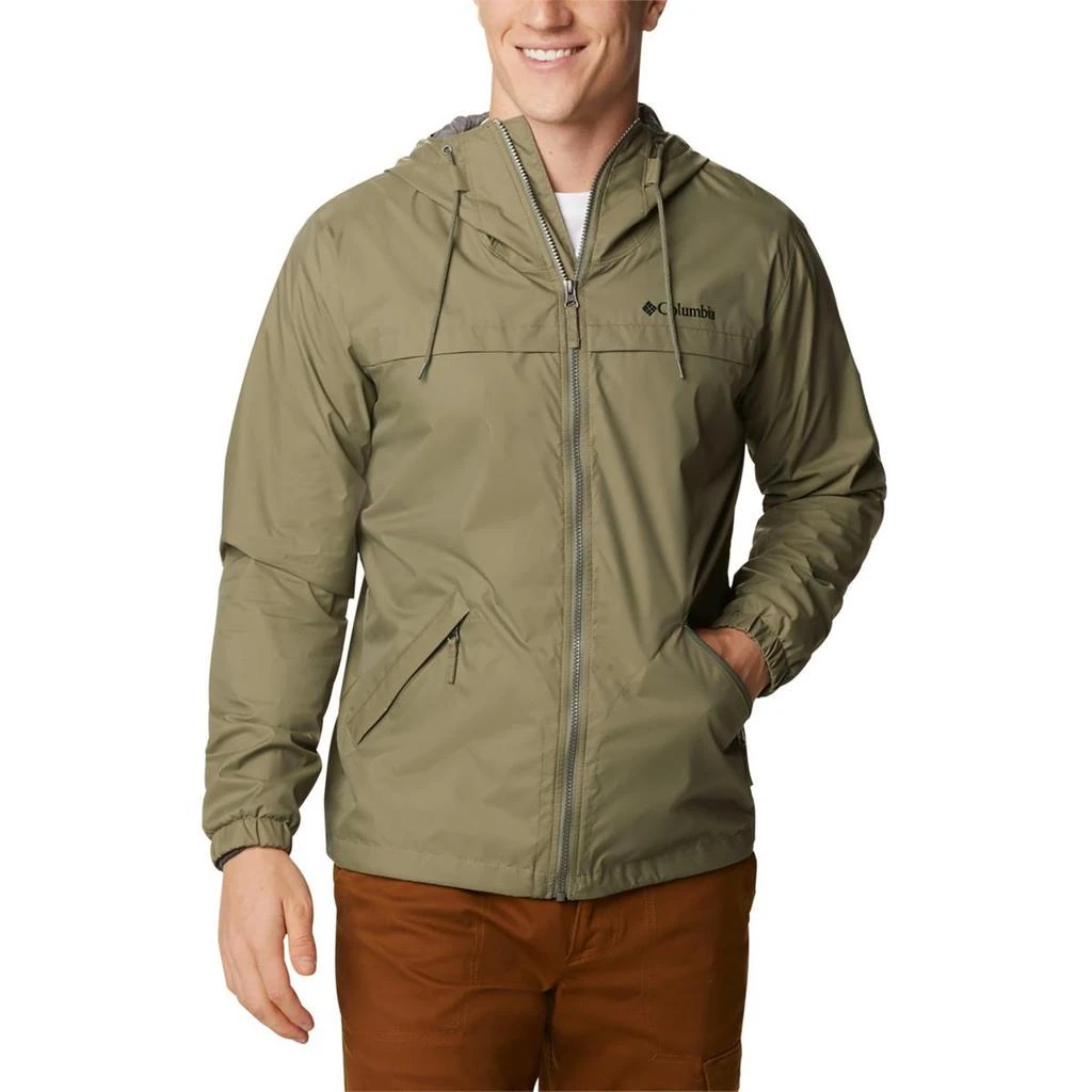 商品Columbia|Columbia Mens Oroville Creek Lightweight Hooded Raincoat,价格¥276,第1张图片