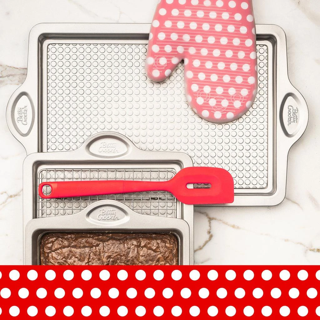 商品Betty Crocker|Carbon Steel 17 x 10.5 x 1 Inch Cooking Sheet,价格¥126,第5张图片详细描述