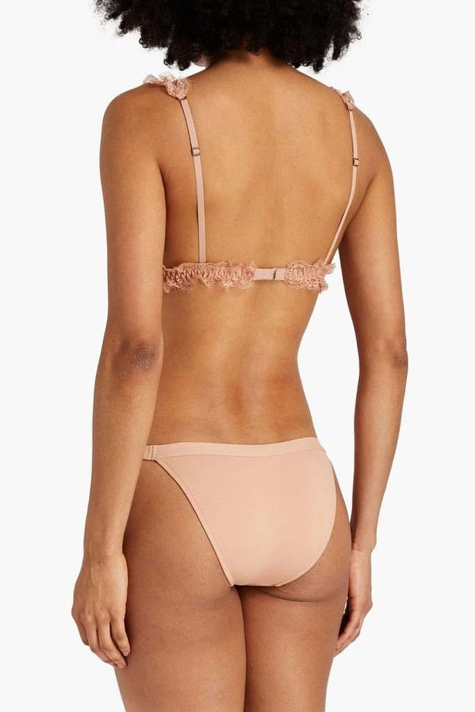 商品LOVE STORIES|Lace-trimmed point d'esprit triangle bra,价格¥104,第3张图片详细描述