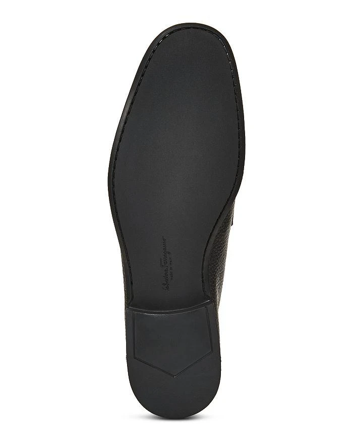 商品Salvatore Ferragamo|Salvatore Men's Grandioso Double Gancini Bit Leather Slip On Loafers - Regular,价格¥6354,第5张图片详细描述