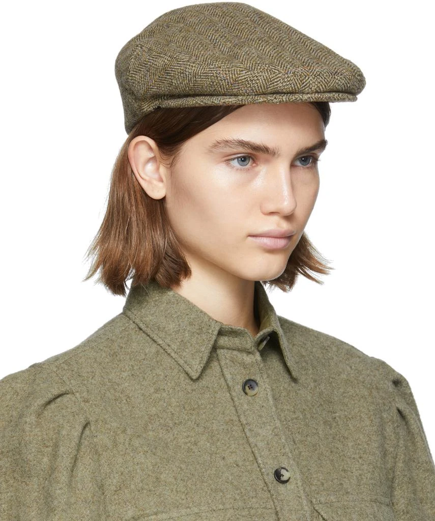 商品Isabel Marant|Beige Gabor Flat Cap,价格¥393,第2张图片详细描述