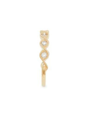 商品Saks Fifth Avenue|14K Yellow Gold & 0.33 TCW Diamond Band Ring,价格¥3927,第4张图片详细描述