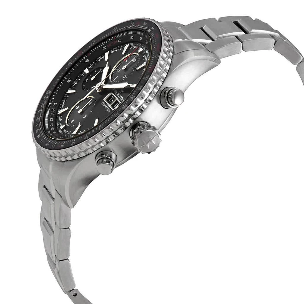 商品Hamilton|Khaki Aviation Converter Auto Chrono Black Dial Watch H76726130,价格¥10788,第2张图片详细描述