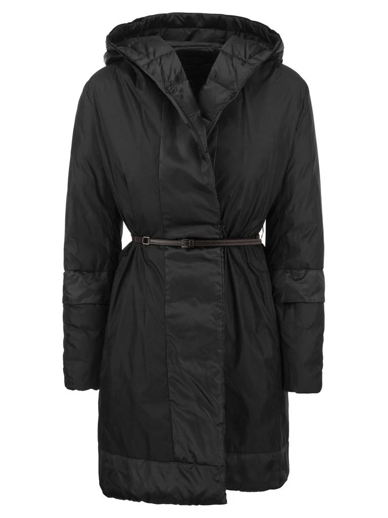 商品Max Mara|Max Mara The Cube Belted Long-Sleeved Down Jacket,价格¥4073,第4张图片详细描述