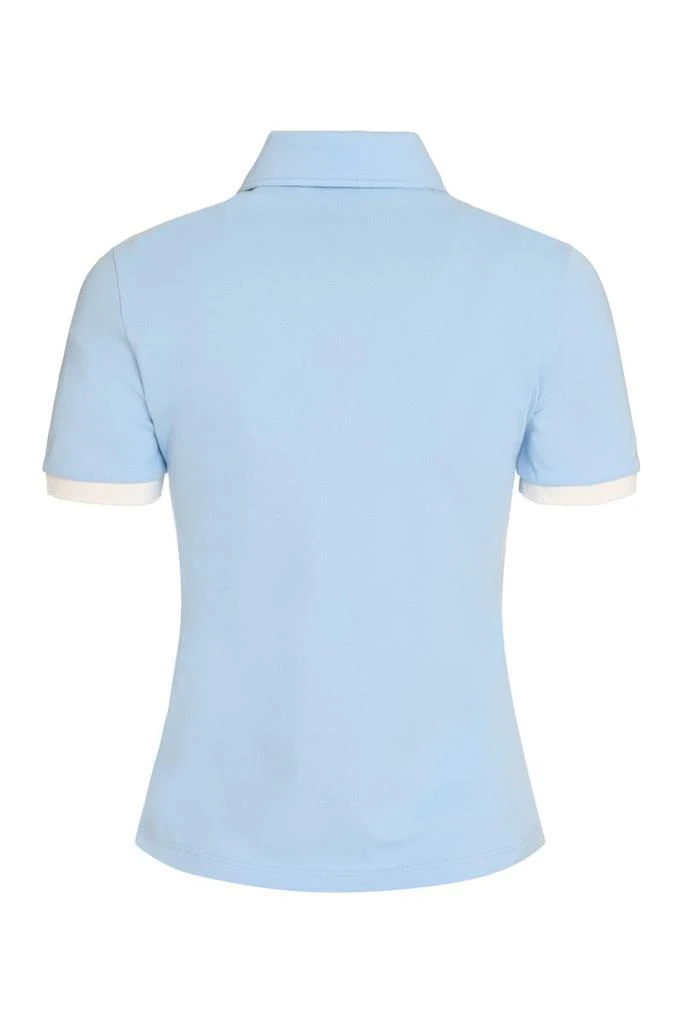 商品Sporty & Rich|SPORTY & RICH LACOSTE X SPORTY & RICH - COTTON-PIQUÉ POLO SHIRT,价格¥959,第2张图片详细描述