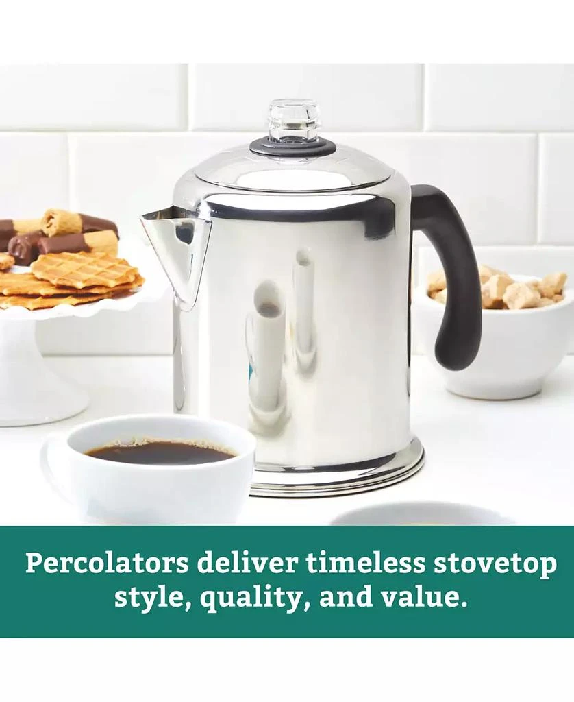 商品Farberware|Stainless Steel 8 Cup Percolator,价格¥431,第5张图片详细描述