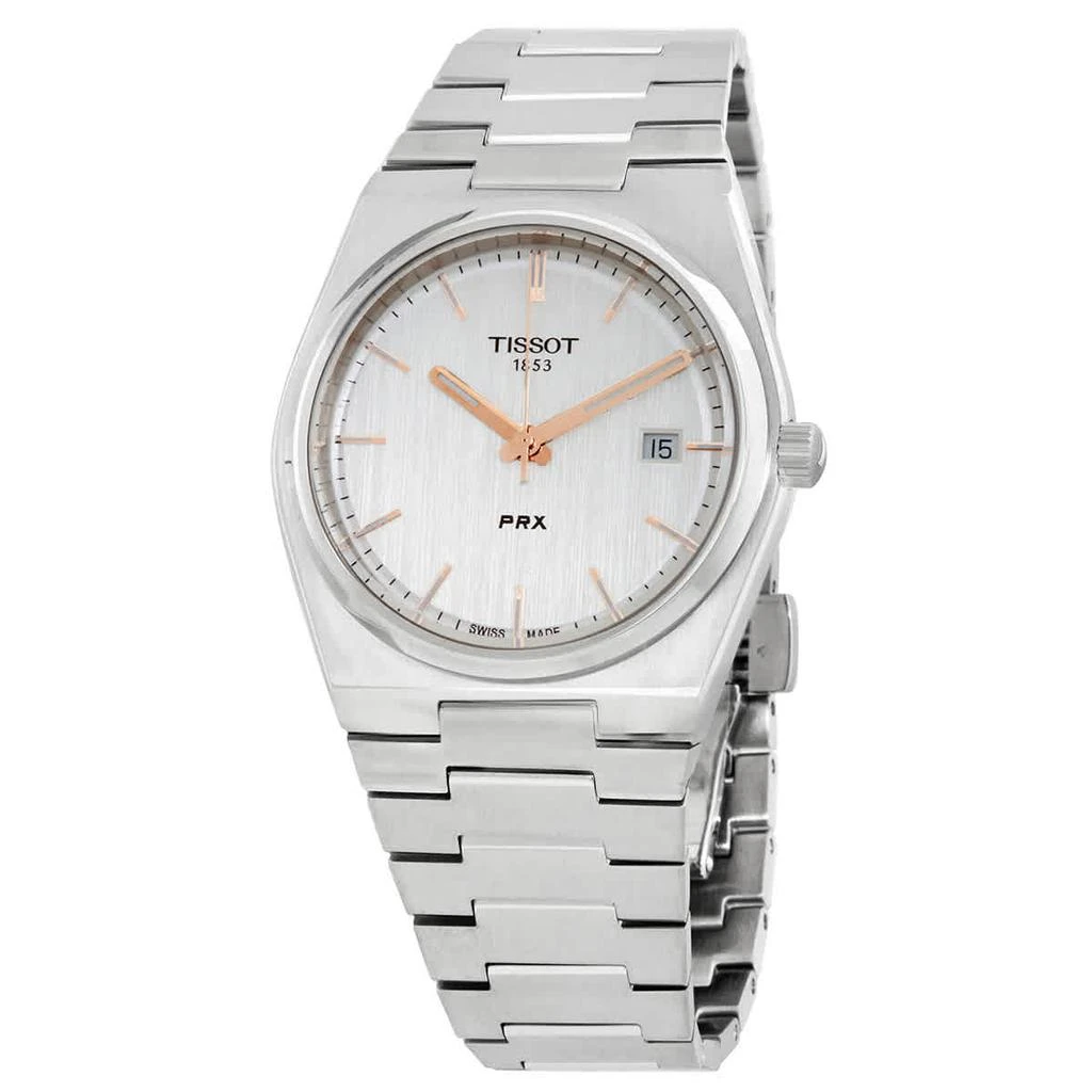 商品Tissot|PRX Quartz Silver Dial Men's Watch T137.410.11.031.00,价格¥2097,第1张图片