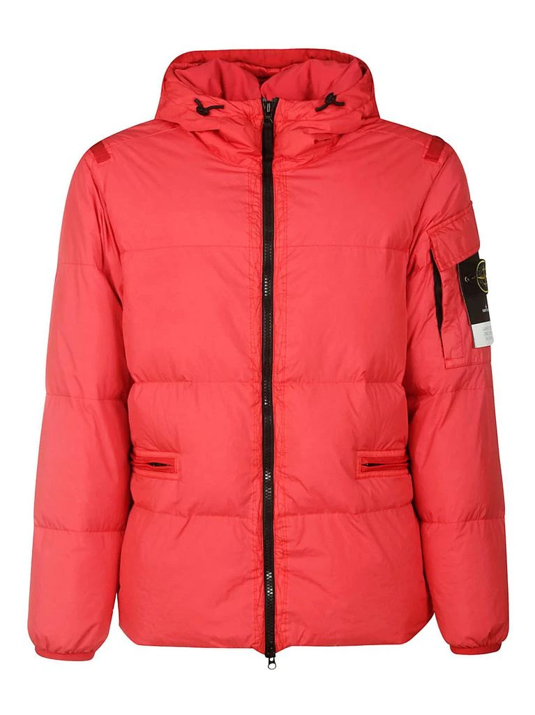 商品Stone Island|Stone Island Logo Patch Down Jacket,价格¥6747,第1张图片