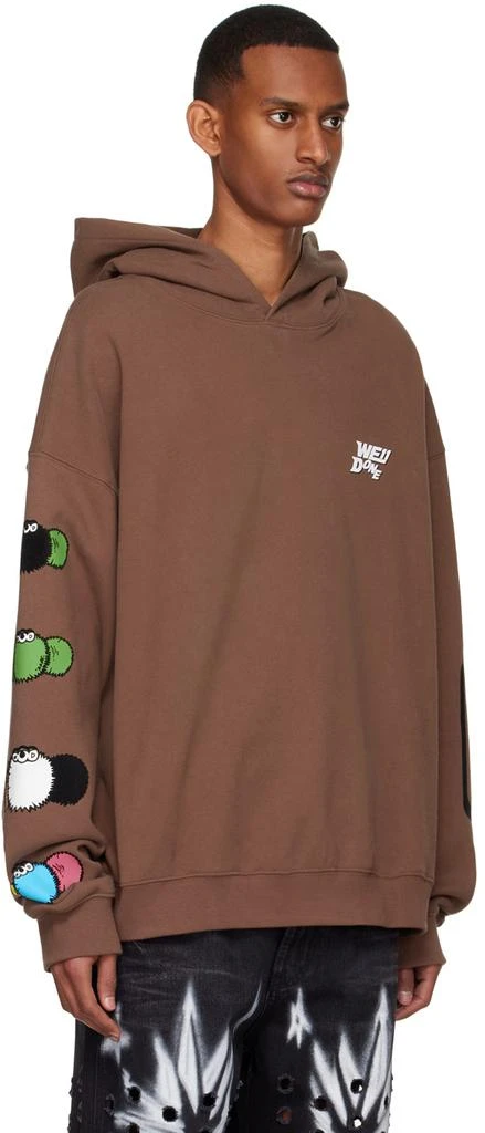 商品We11done|Brown Cotton Hoodie,价格¥1372,第2张图片详细描述