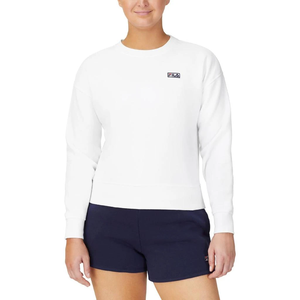 商品Fila|Fila Stina Women's Fleece Lined Crewneck Athletic Pullover Sweatshirt,价格¥55,第4张图片详细描述