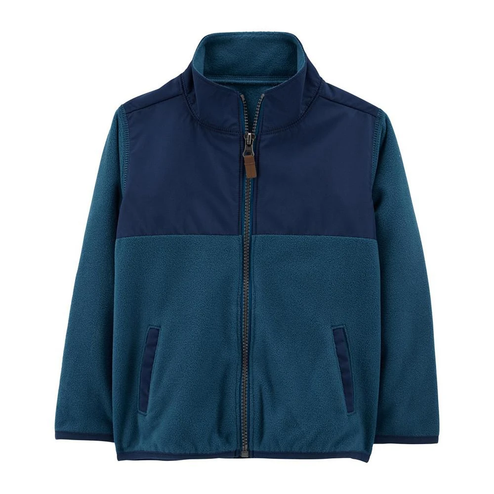 商品Carter's|Toddler Boys Zip Up Fleece Jacket,价格¥264,第1张图片