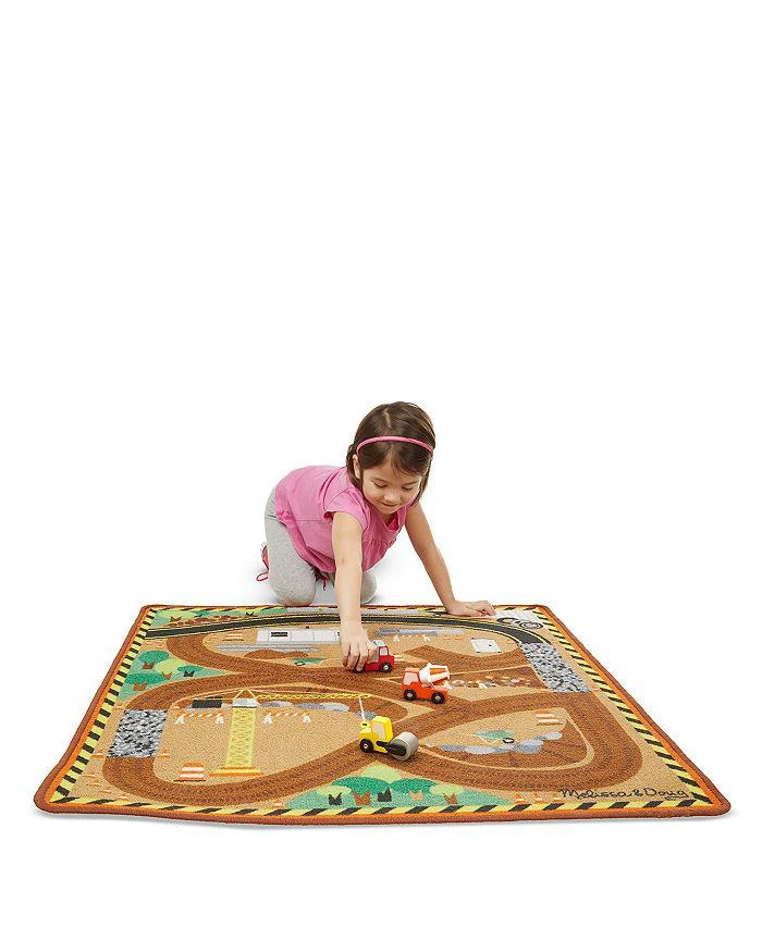 商品Melissa & Doug|Construction Truck Rug - Ages 3+,价格¥285,第2张图片详细描述