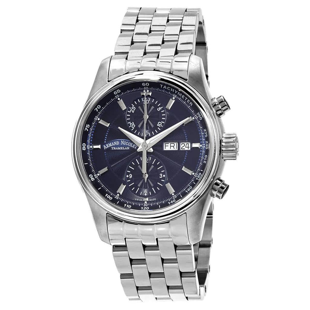 Armand Nicolet MH2 Mens Chronograph Automatic Watch A647A-BU-MA2640A商品第1张图片规格展示