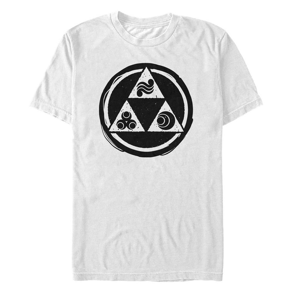 Nintendo Men's Legend of Zelda Triforce Symbols Short Sleeve T-Shirt商品第1张图片规格展示