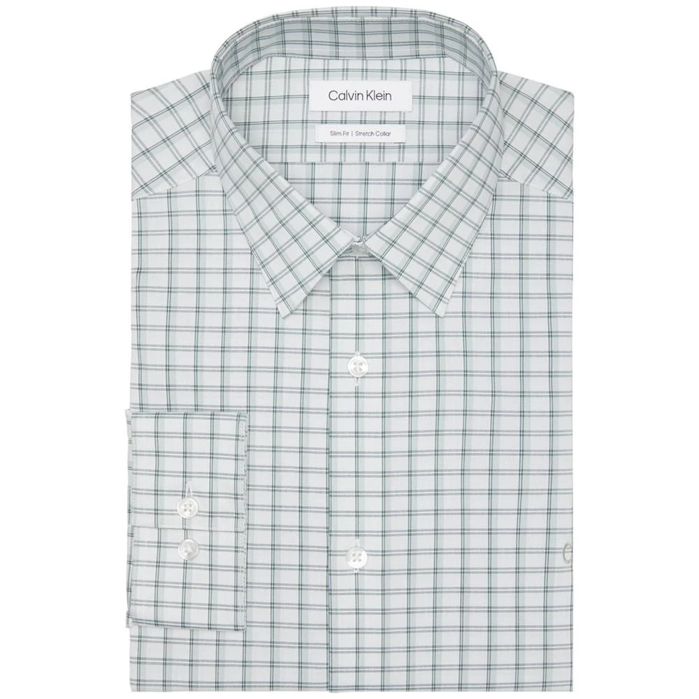 商品Calvin Klein|Men's Logo Slim Fit Dress Shirt, Online Exclusive,价格¥226,第1张图片