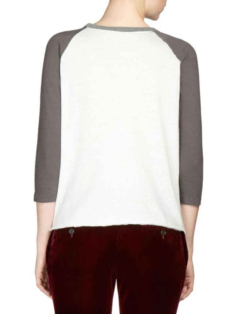 商品Yves Saint Laurent|Saint Laurent - Logo Baseball T-Shirt,价格¥4106,第2张图片详细描述