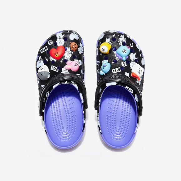 【Brilliant|包邮包税】卡骆驰 CLASSIC LINE FRIENDS BT21 CLOG  凉鞋 沙滩鞋  CRS207967 BLACK/MULTI 商品