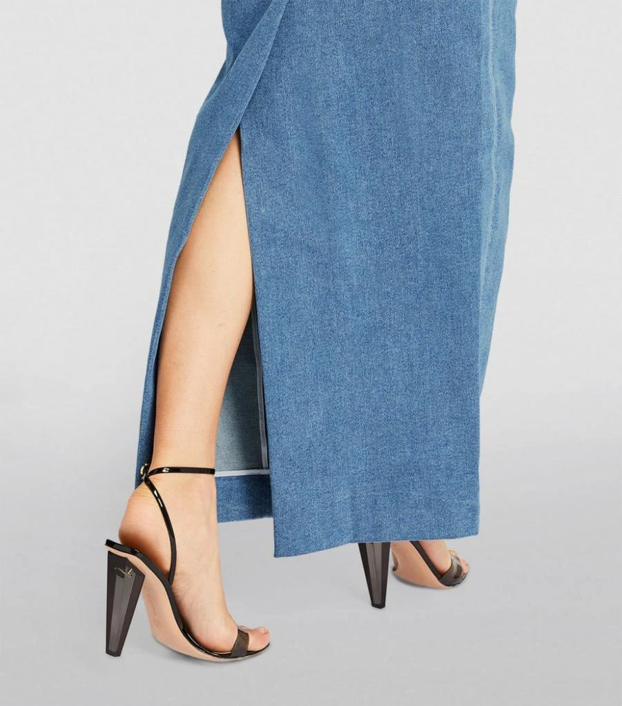 Denim Sleeveless Maxi Dress 商品