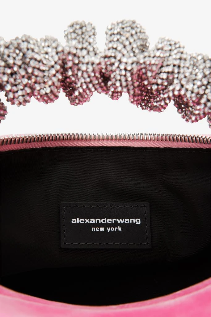 商品Alexander Wang|Scrunchie Mini Bag In Velvet Crystal,价格¥3134,第3张图片详细描述