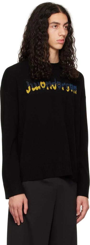 商品JW Anderson|Black Metallic Sweater,价格¥1587,第2张图片详细描述