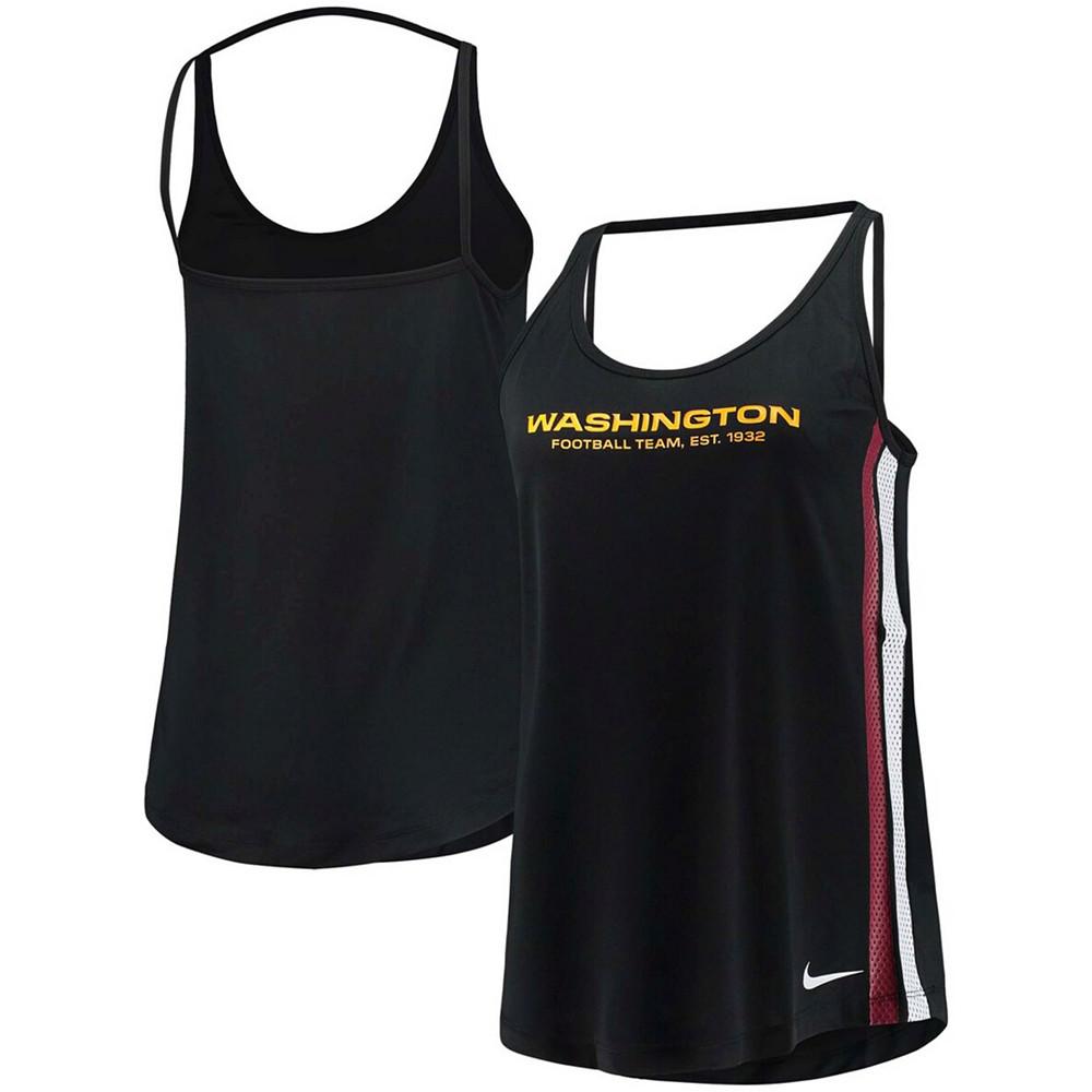 Women's Black Washington Football Team Fashion Performance Tank Top商品第1张图片规格展示