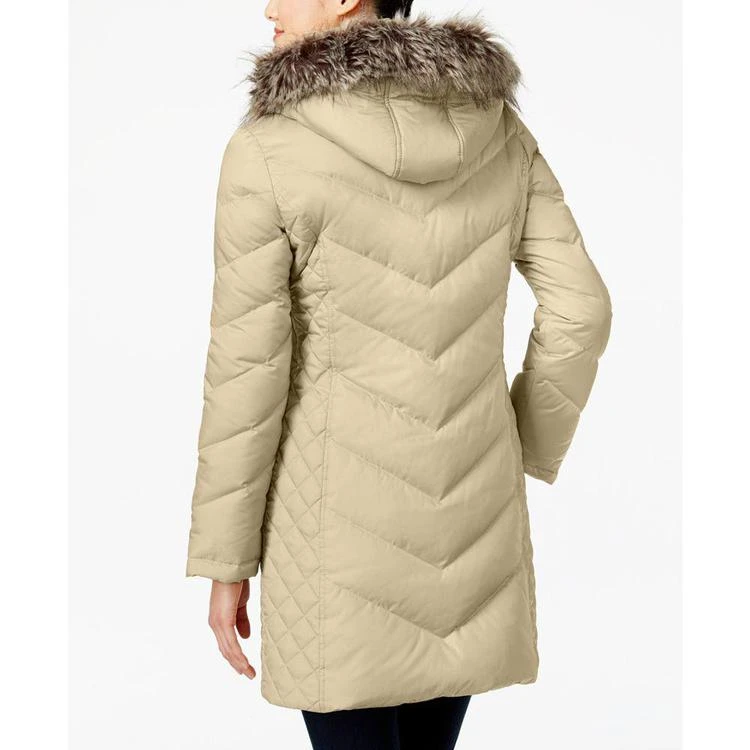 商品Kenneth Cole|Faux-Fur-Trim Down Chevron Puffer Coat,价格¥674,第2张图片详细描述