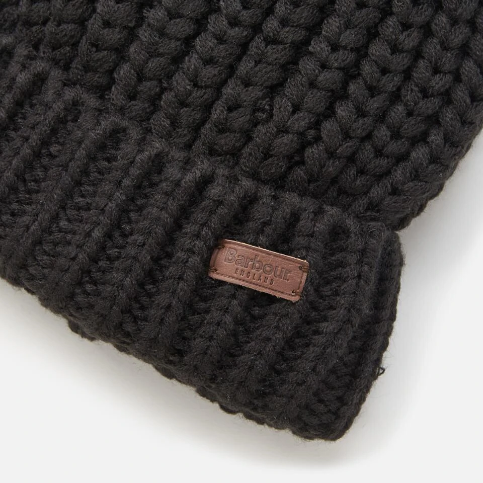 商品Barbour|Barbour Women's Saltburn Beanie - Black,价格¥274,第3张图片详细描述