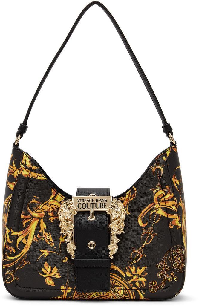 商品Versace|Black Baroque CoutureI Shoulder Bag,价格¥1861,第1张图片