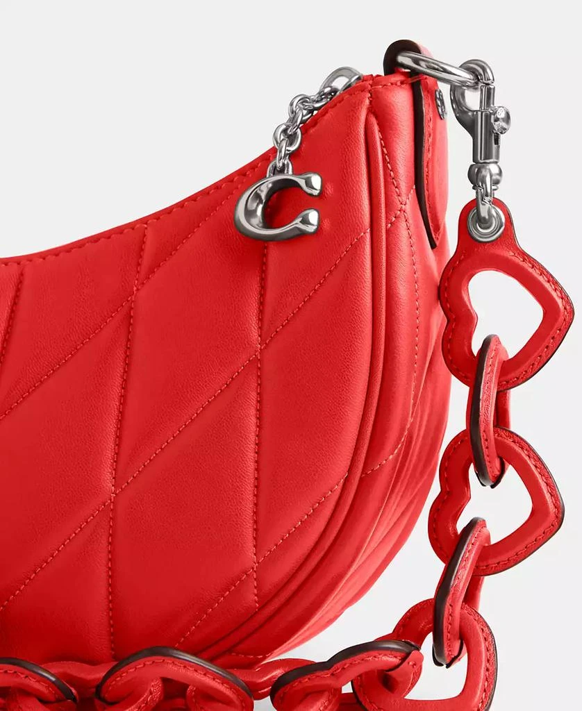 商品Coach|Quilted Pillow Leather Mira Shoulder Bag with Heart Strap,价格¥2235,第3张图片详细描述