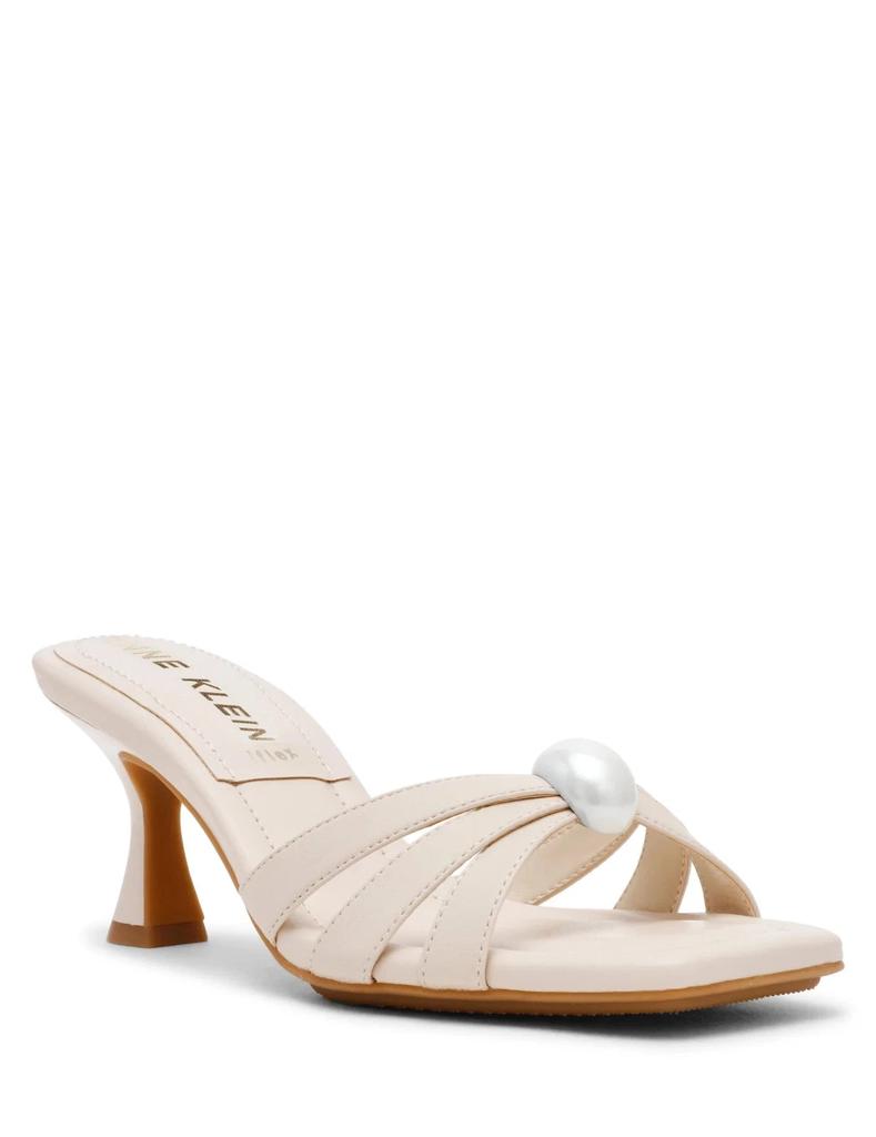 Jonelle Damen-Sandalen, cremefarben, eckige Zehenpartie, Kitten Heel, HAWK1527 image 2