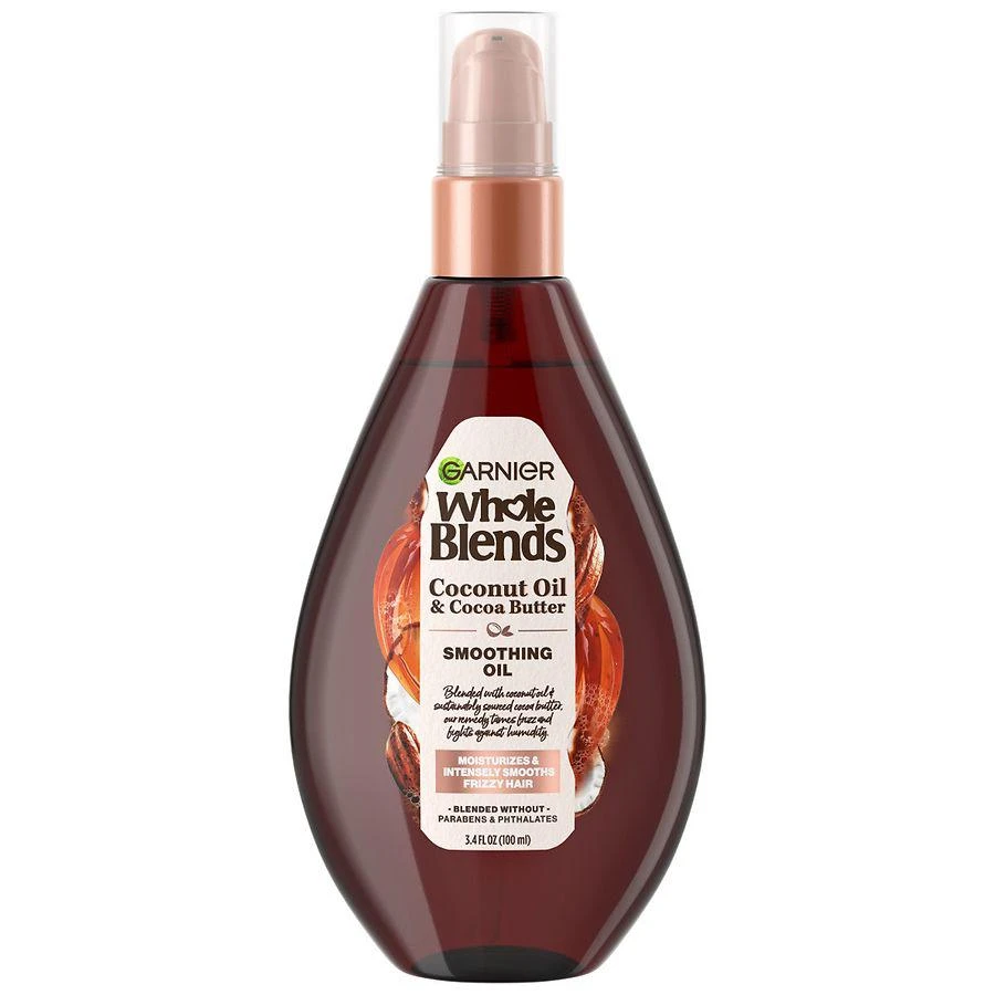 商品Garnier Whole Blends|Smoothing Oil with Coconut Oil & Cocoa Butter Extracts,价格¥66,第1张图片