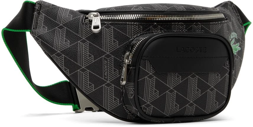 商品Lacoste|Black 'The Blend Monogram Print' Belt Bag,价格¥1206,第2张图片详细描述