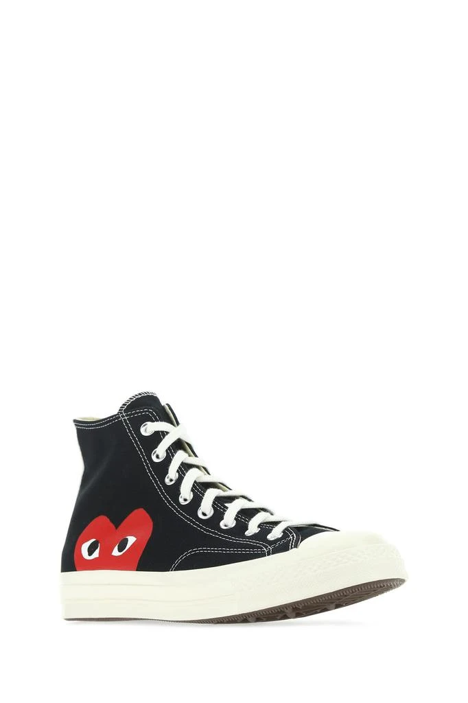 商品Comme des Garcons|Black canvas sneakers,价格¥1256,第1张图片