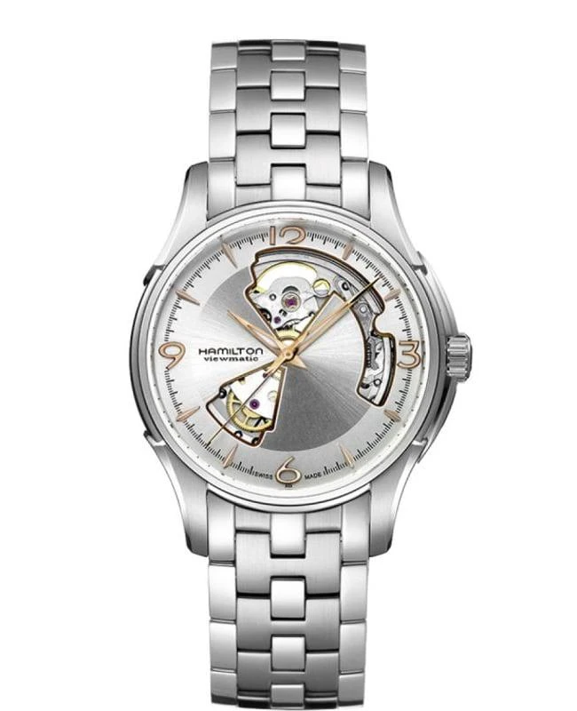 商品Hamilton|Hamilton Jazzmaster Open Heart Men's Watch H32565155,价格¥7122,第1张图片