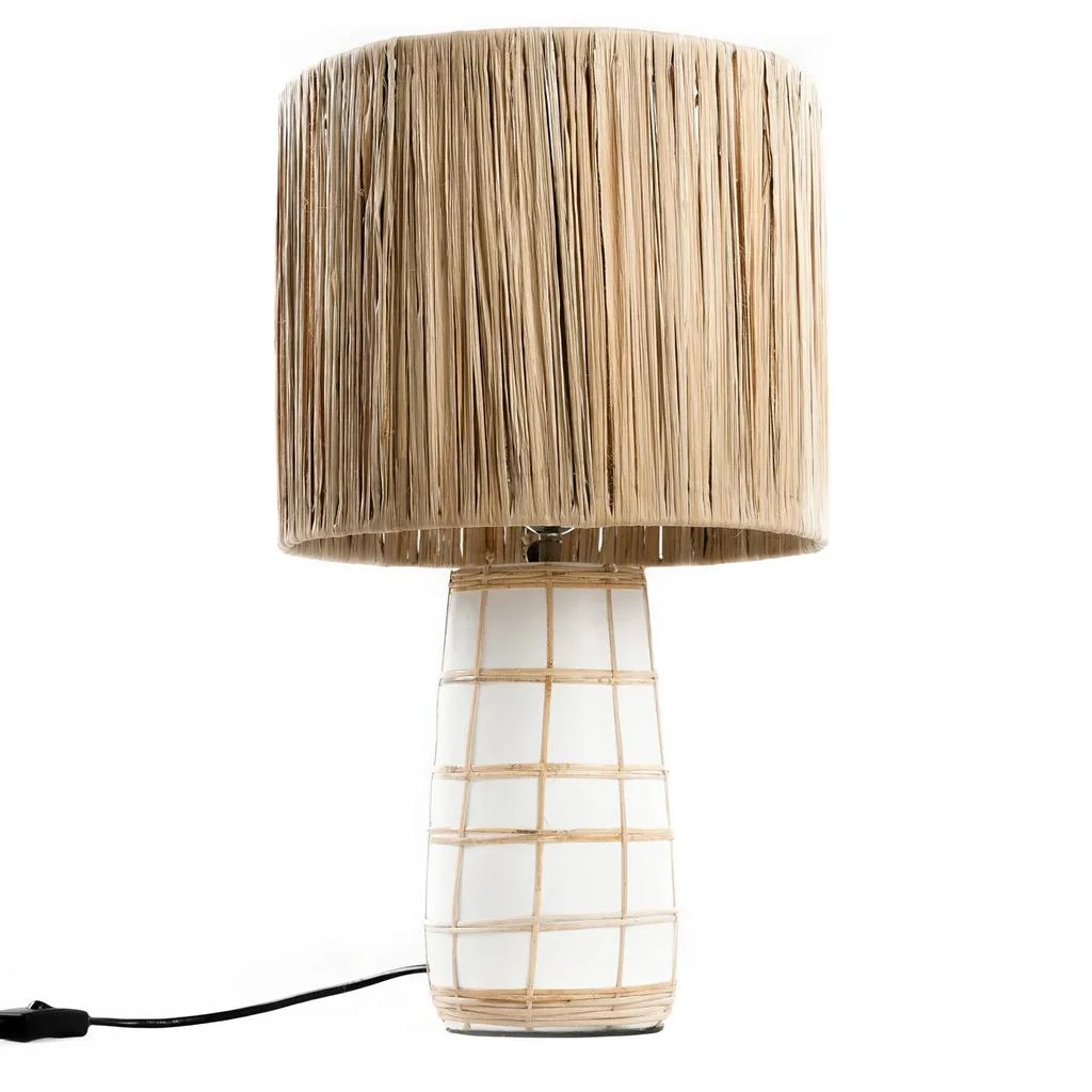 商品预计3周后发货 Bazar Bizar|La Lampe De Table Skiathos - Blanc Naturel,价格¥1187,第2张图片详细描述