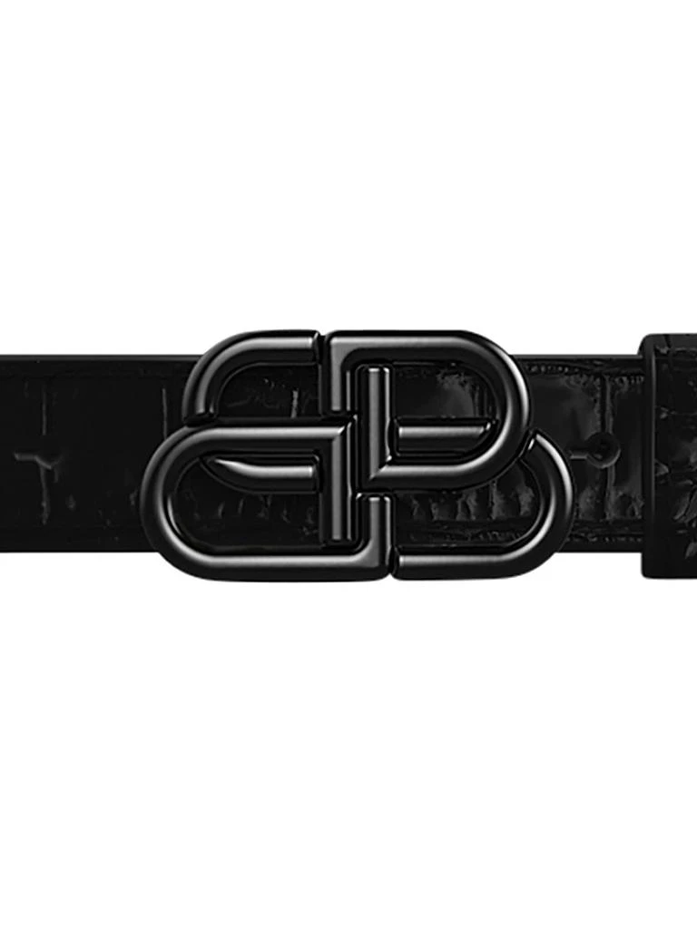 商品Balenciaga|BB Thin Belt Crocodile Embossed,价格¥3697,第2张图片详细描述