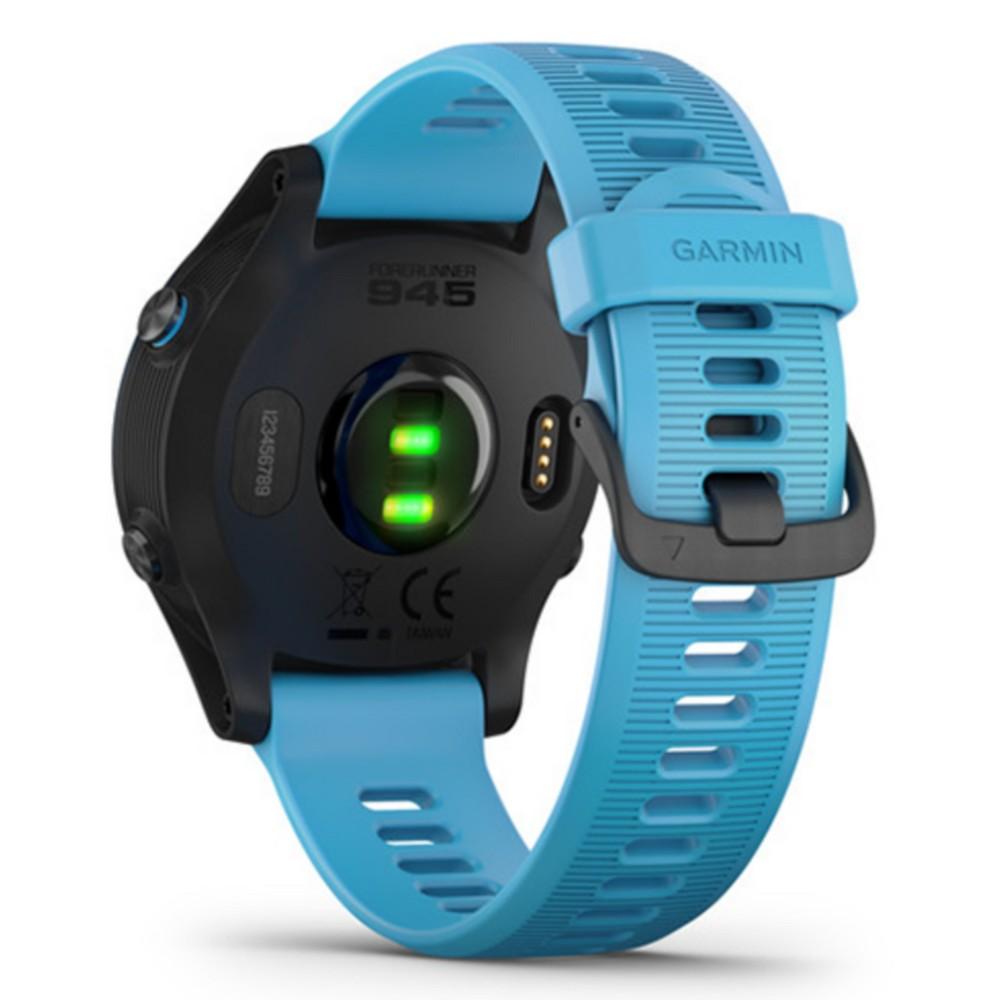 Unisex Forerunner 945 Blue Silicone Strap Touchscreen Smart Watch 47mm Gift Set商品第3张图片规格展示