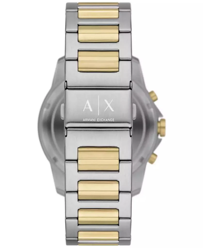 商品Armani Exchange|Men's Quartz Chronograph Multi Stainless Steel Watch 44mm Set, 2 Pieces,价格¥1256,第3张图片详细描述