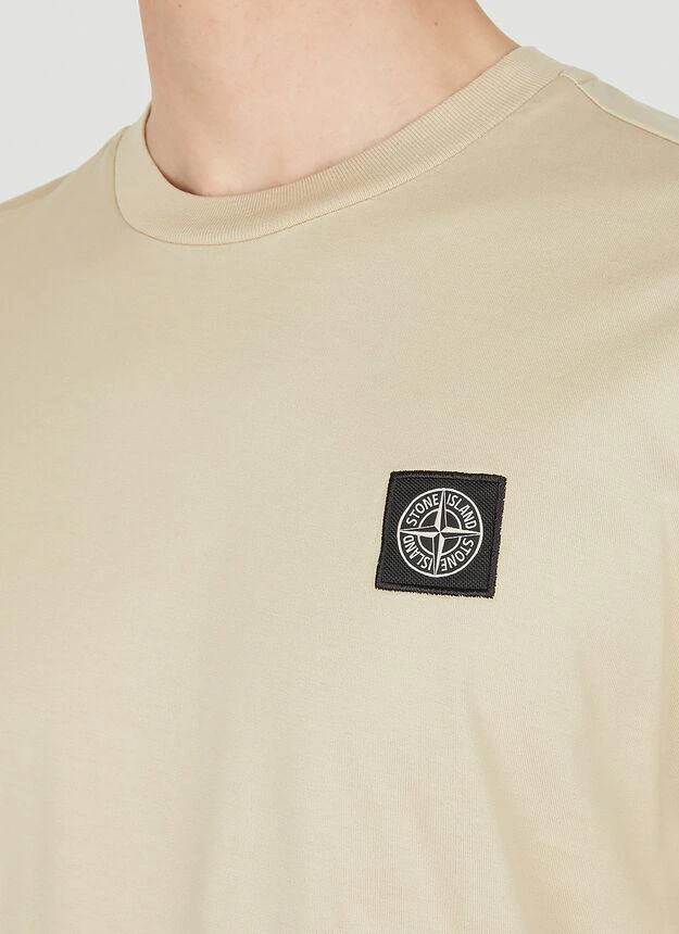 商品Stone Island|Compass Patch T-Shirt in Beige,价格¥785,第5张图片详细描述