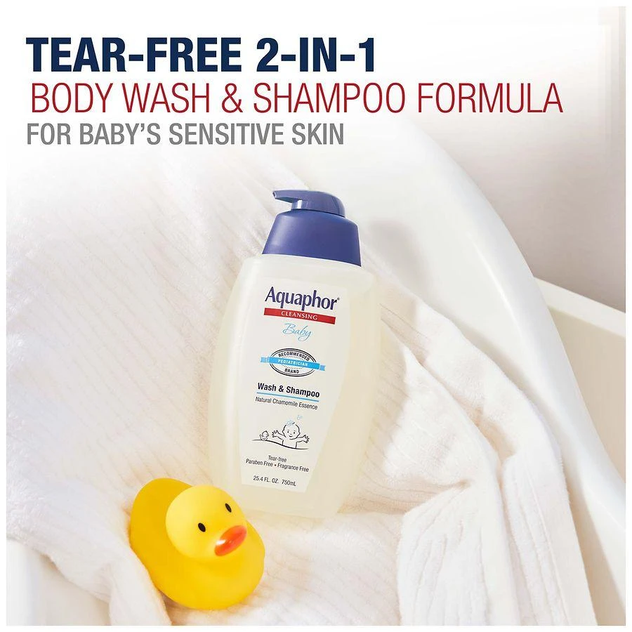 商品Aquaphor Baby|Baby Wash & Shampoo Pump Unscented,价格¥125,第3张图片详细描述
