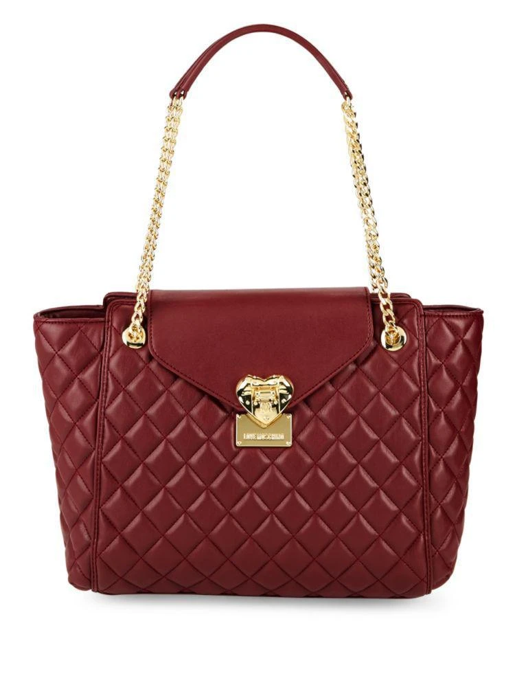 商品Moschino|Quilted Flap Tote,价格¥787,第1张图片