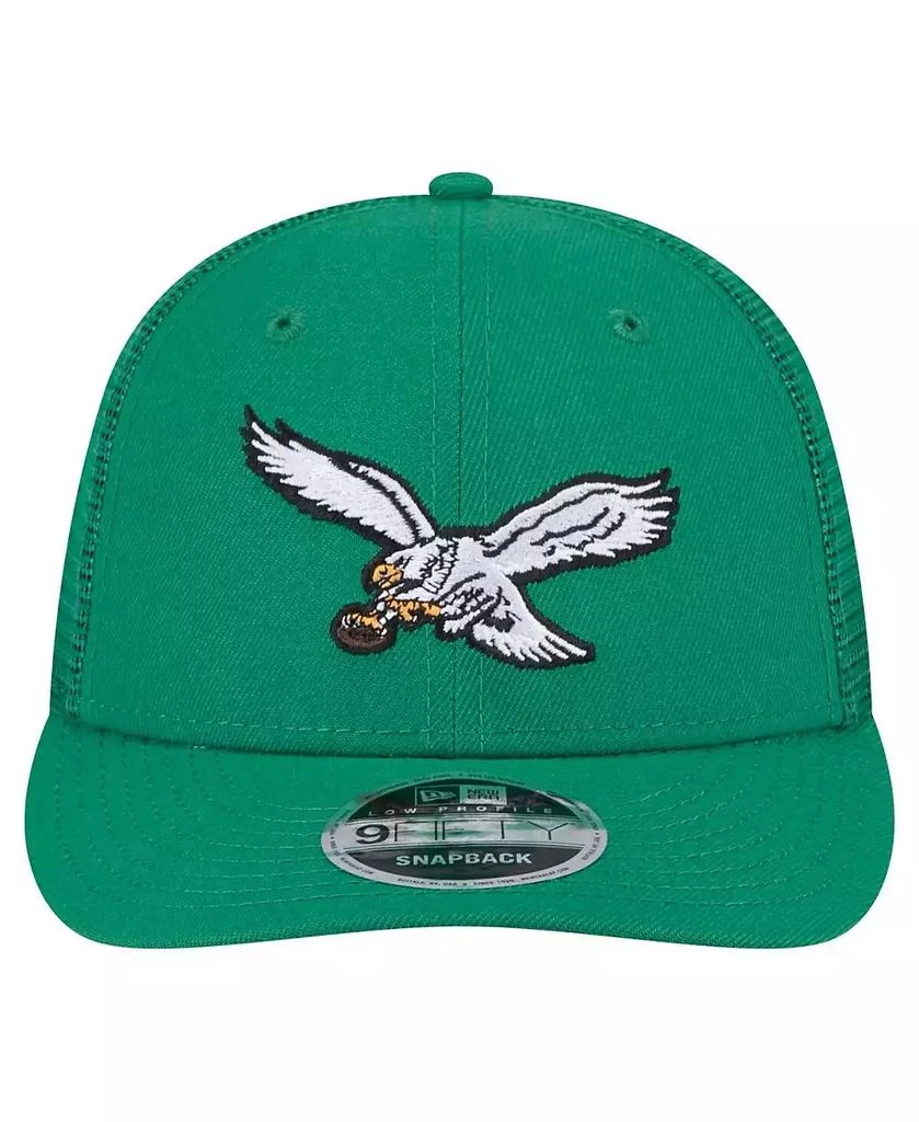 商品New Era|Men's Kelly Green Philadelphia Eagles Low Profile 9FIFTY Snapback Hat,价格¥259,第5张图片详细描述