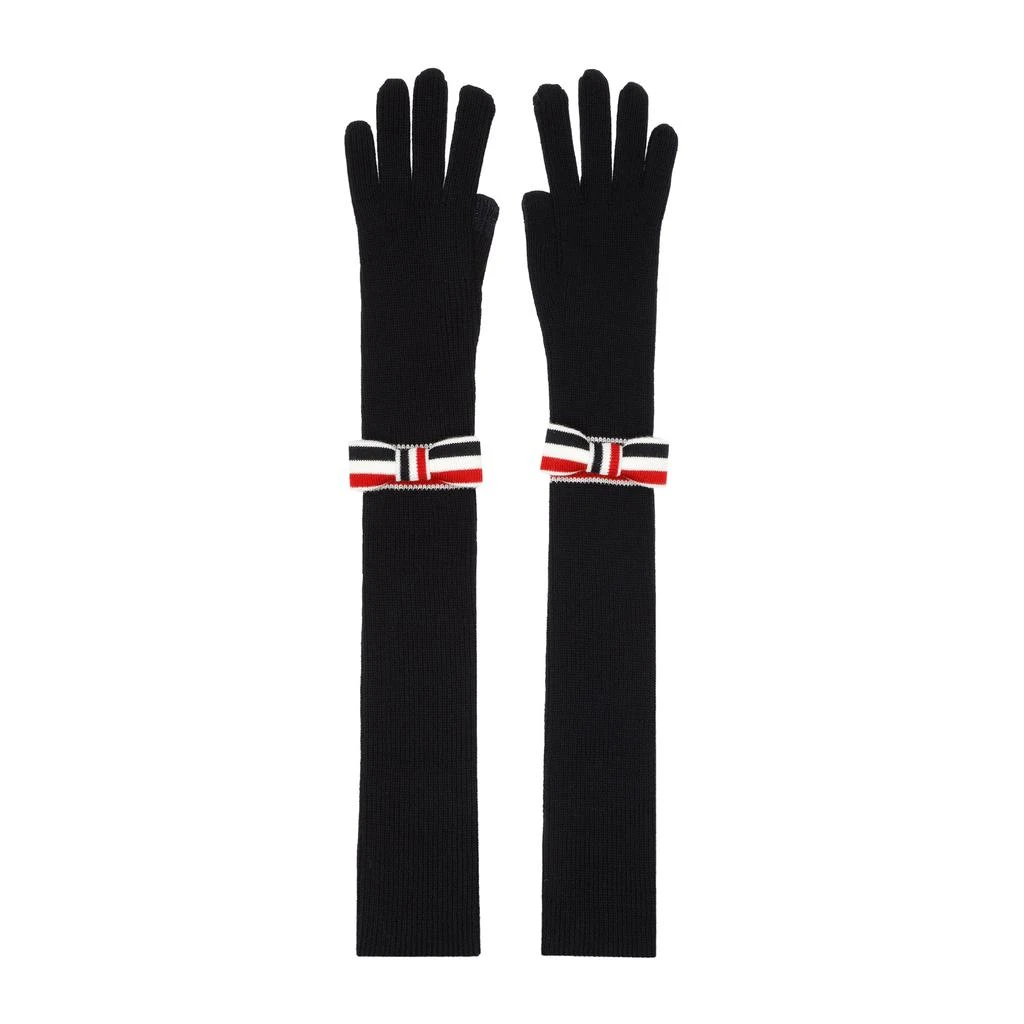 商品Thom Browne|THOM BROWNE  TOUCHSCREEN OPERA GLOVES,价格¥3480,第1张图片