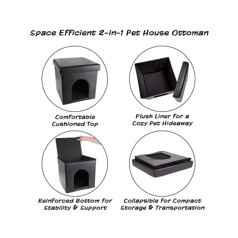 商品PetMaker|Pet House Ottoman,价格¥335,第2张图片详细描述