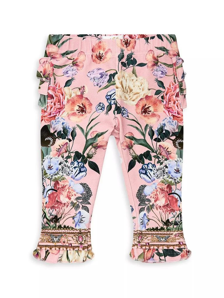 商品Camilla|Baby Girl's Ruffle-Trim Floral Leggings,价格¥520,第1张图片